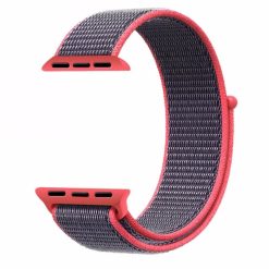 Dây đeo thay thế cho Apple Watch Sport Loop bằng vải màu hồng