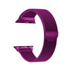 Dây đeo Apple Watch Milanese Loop bằng thép màu tím Lavender