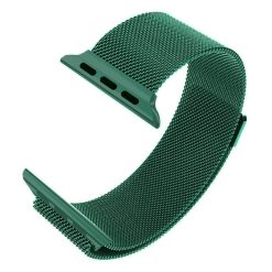 Dây đeo Apple Watch Milanese Loop bằng thép màu xanh quân đội