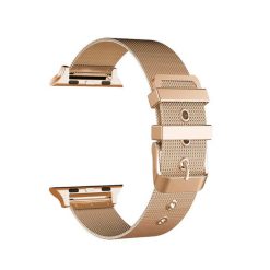 Dây đeo đồng hồ thông minh Apple Watch bằng thép không gỉ - vàng hồng