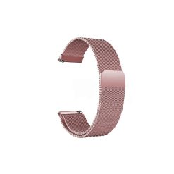 Dây Milanese bằng thép màu vàng hồng cho đồng hồ Samsung Watch