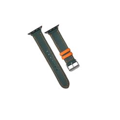 Dây Apple Watch bằng da bê Epsom Pháp cao cấp màu xanh lục bảo