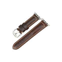 Dây Apple Watch bằng da mông ngựa Ý cao cấp màu cafe