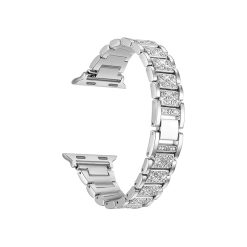 Dây Kim Loại Đính Đá (Luxury Link Bracelet with Crystals) – Quý Phái, Đẳng Cấp