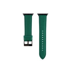 Dây đồng hồ Apple Watch da sần màu Green cao cấp