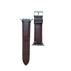 Dây Apple Watch bằng da bê Epsom Pháp cao cấp màu socola