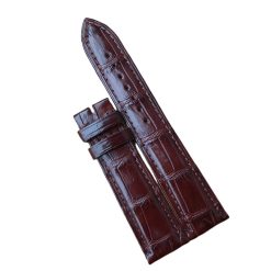 Dây đồng hồ da cá sấu nguyên miếng