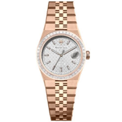 Đồng Hồ Nam Alexander Ferros 8181R/022 Cao Cấp Dây Demi Vàng Hồng