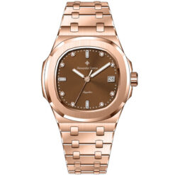 Đồng Hồ Nữ Alexander Ferros 6152R/08 Pin Quarzt 33mm Nâu - Vàng Hồng