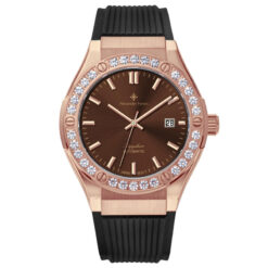 Đồng Hồ Thể Thao Nam Alexander Ferros 6161R-08 Chính Hãng Nâu Đính Đá